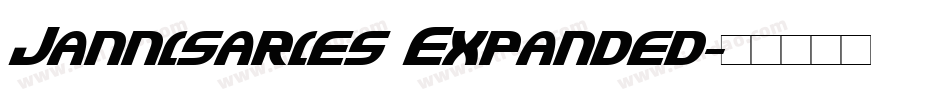 Jannisaries Expanded字体转换